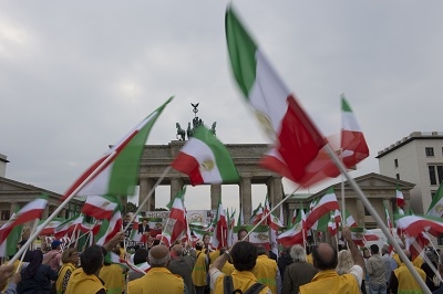 Demo für politische Gefangene im Iran